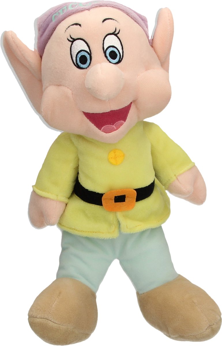 Disney Dopey Extra Grote XL Knuffel – 35x22x8cm | Groot Pluchen Speelgoed | Sneeuwwitje en de Zeven Dwergen